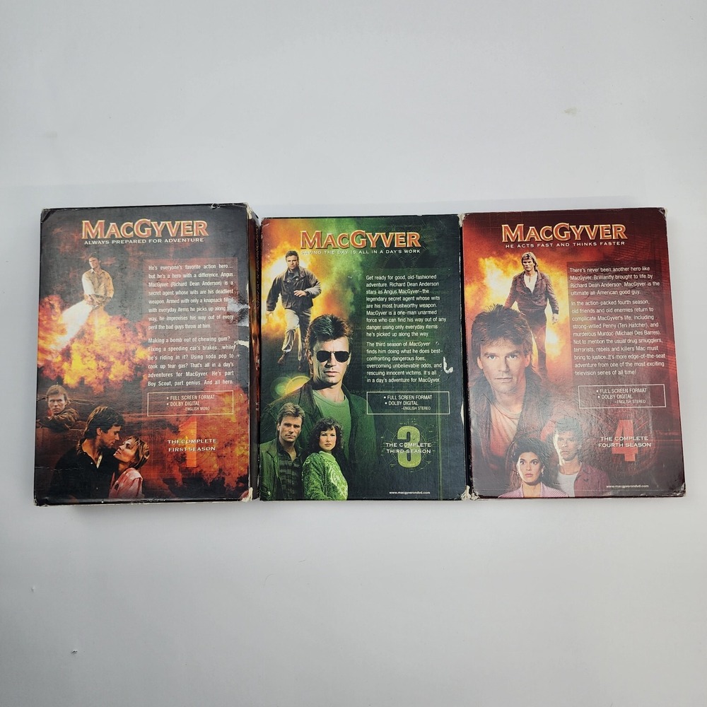 Macgyver Season 1 , 3, 4, DVD Set TV show - Picture 6 of 6
